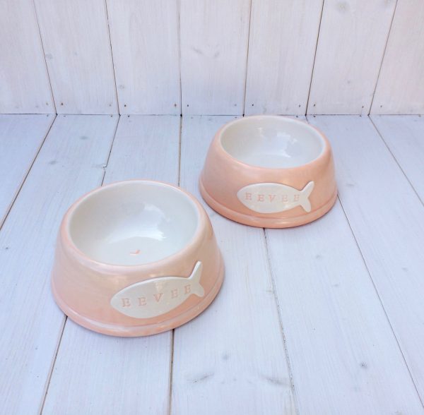 Hand Made Personalised Ceramic Cat Bowl - Image 4